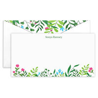 Greenery Flat Monarch Cards