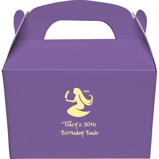 Pick Your Zodiac Gable Favor Boxes