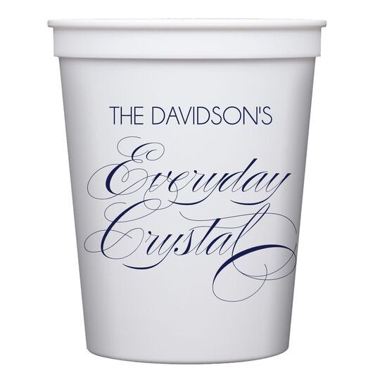 Everyday Crystal Stadium Cups