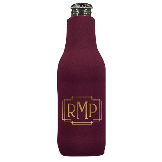 Interlocking Frame Monogram Bottle Huggers