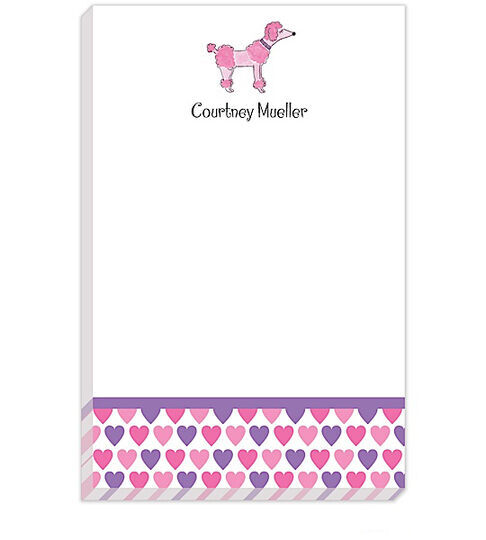 Pink Poodle Notepads