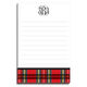 Red Plaid Notepads Image 2 of 2