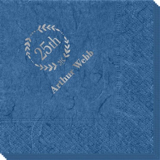 25th Wreath Bali Napkins
