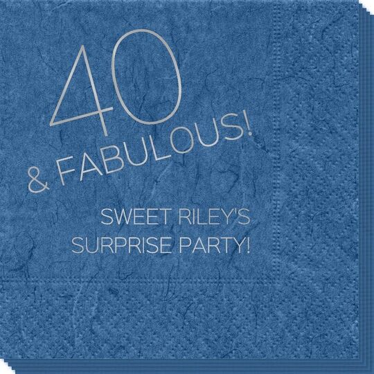 40 & Fabulous Bali Napkins