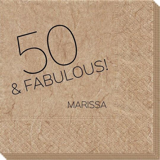 50 & Fabulous Bali Napkins