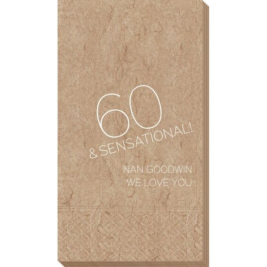 60 and Sensational Bali Guest Towels