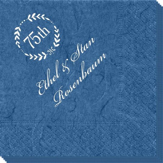 75th Wreath Bali Napkins