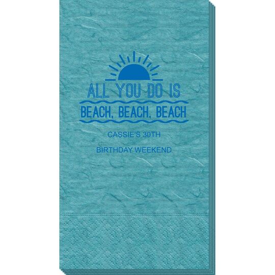 All You Do Is Beach, Beach, Beach Bali Guest Towels