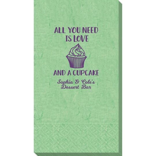 All You Need Is Love and a Cupcake Bali Guest Towels