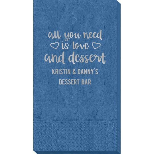All You Need Is Love and Dessert Bali Guest Towels