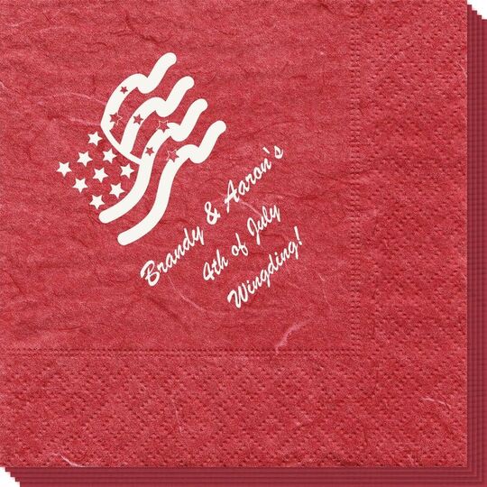 American Flag Bali Napkins