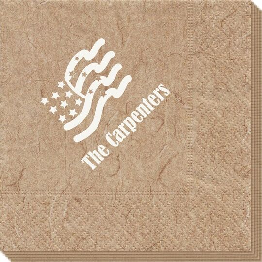 American Flag Bali Napkins