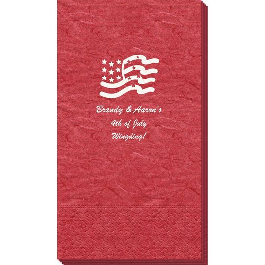 American Flag Bali Guest Towels