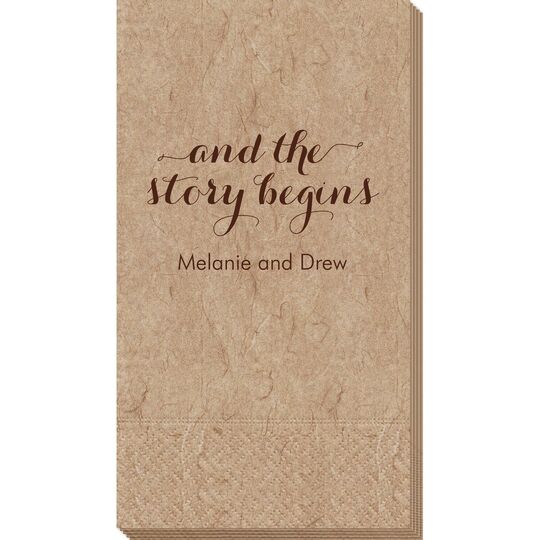 And the Story Begins Bali Guest Towels