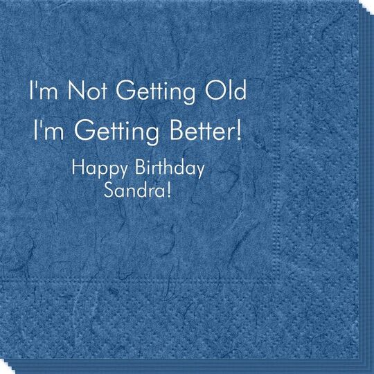 Any Imprint Wanted Bali Napkins