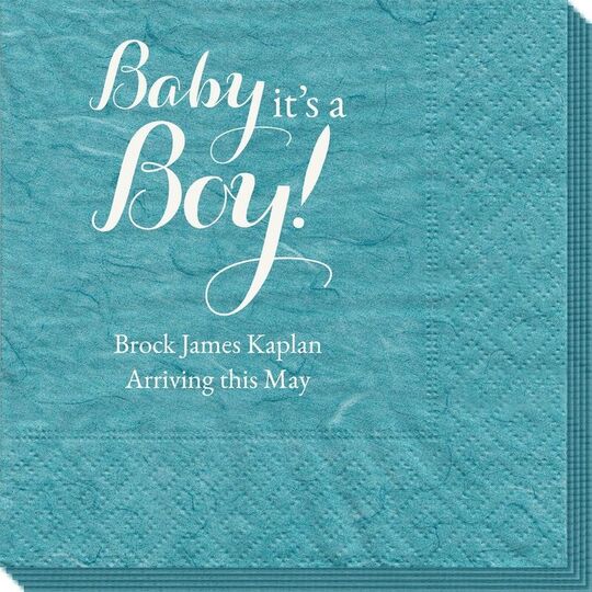 Baby It's A Boy Bali Napkins