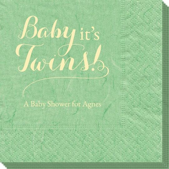 Baby It's Twins Bali Napkins