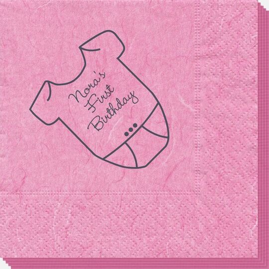 Baby Onesie Bali Napkins