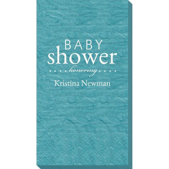 Baby Shower Honoring Bali Guest Towels