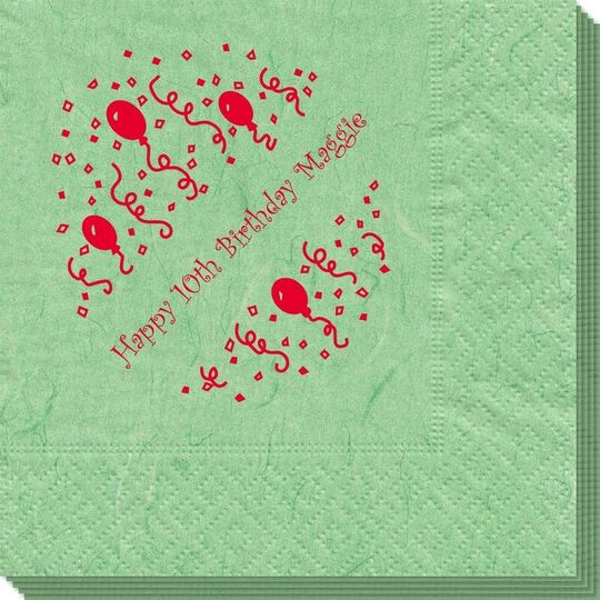 Balloons and Streamers Bali Napkins
