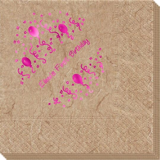 Balloons and Streamers Bali Napkins