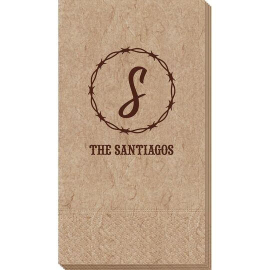 Barbed Wire Bali Guest Towels