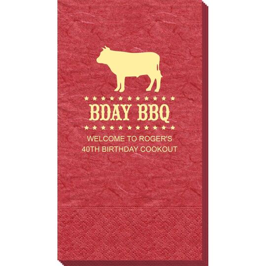 BBQ Cow Bali Guest Towels