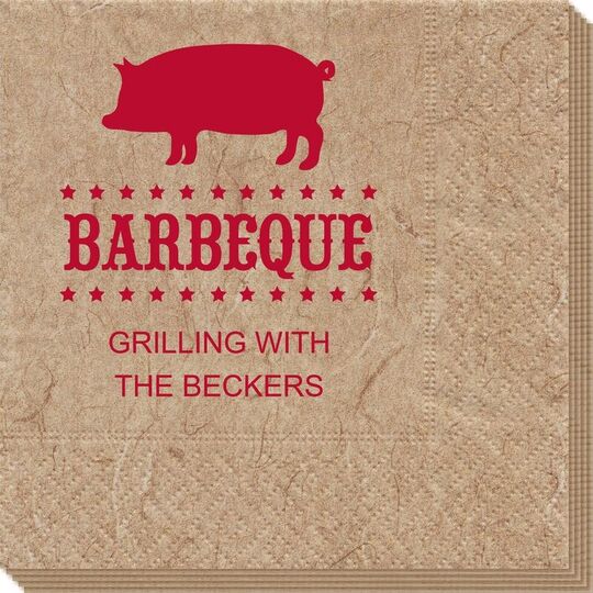 BBQ Pig Bali Napkins