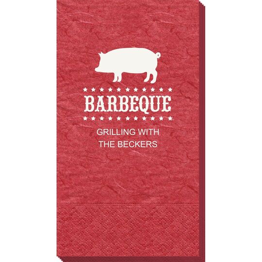 BBQ Pig Bali  Guest Towels