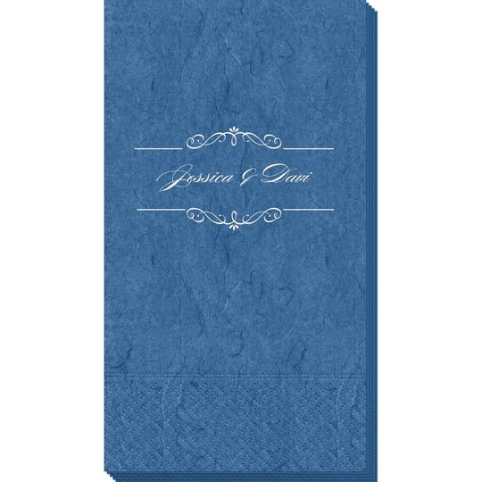 Bellissimo Scrolled Bali Guest Towels