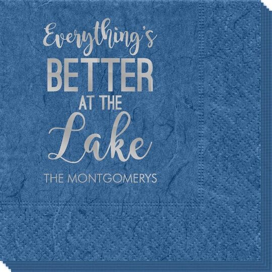 Better at the Lake Bali Napkins