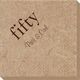 Big Number Fifty Bali Napkins Image 1 of 2