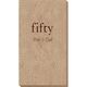 Big Number Fifty Bali Guest Towels Image 1 of 2