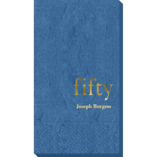 Big Number Fifty Bali Guest Towels