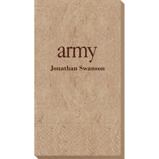 Big Word Army Bali Guest Towels