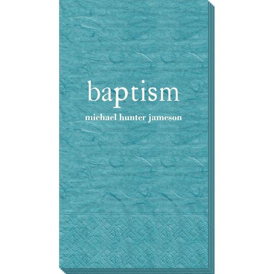 Big Word Baptism Bali Guest Towels
