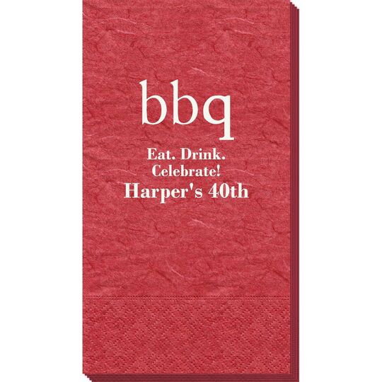 Big Word BBQ Bali Guest Towels