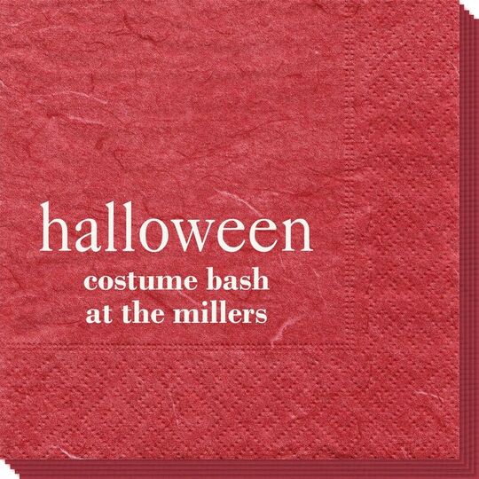 Big Word Halloween Bali Napkins