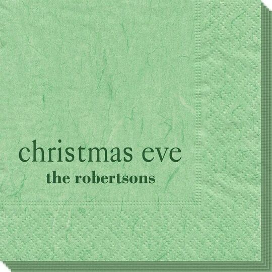 Big Word Christmas Eve Bali Napkins