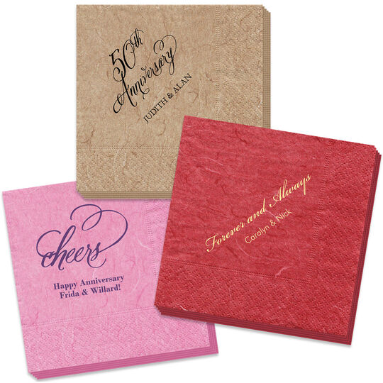 Design Your Own Anniversary Bali Napkins