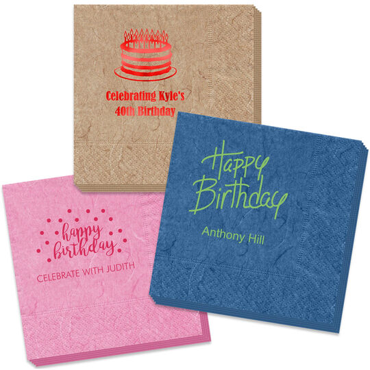 Design Your Own Birthday Bali Napkins