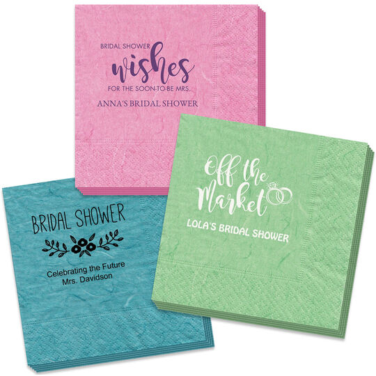 Design Your Own Bridal Shower Bali Napkins