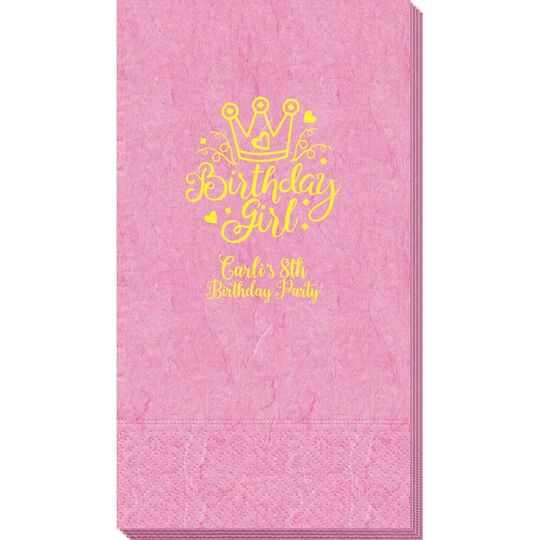 Birthday Girl Bali Guest Towels