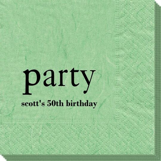 Big Word Party Bali Napkins