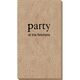 Big Word Party Bali Guest Towels Image 1 of 3