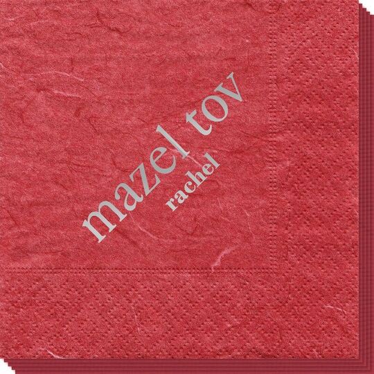 Big Word Mazel Tov Bali Napkins