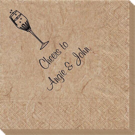 Bubbly Champagne Bali Napkins