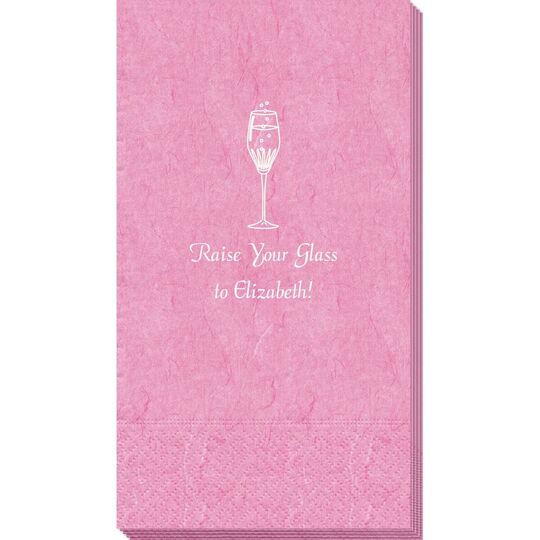 Bubbly Champagne Bali Guest Towels