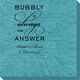 Bubbly is the Answer Bali Napkins Image 2 of 5