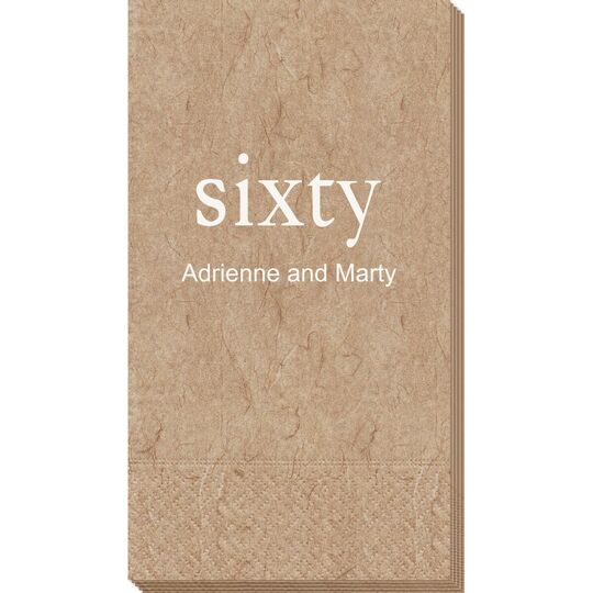 Big Number Sixty Bali Guest Towels